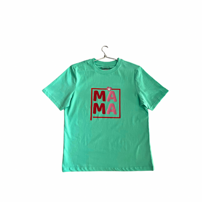 Twinning Mama T-shirt Aqua Green