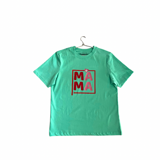 Twinning Mama T-shirt Aqua Green