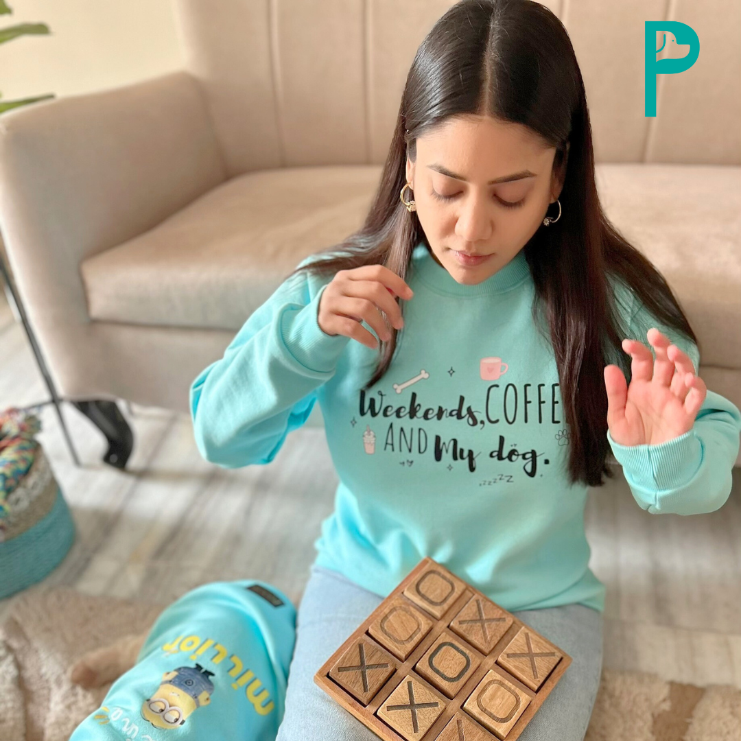 "Weekends, Coffee & My Dog" Hooman Fleece Sweatshirt