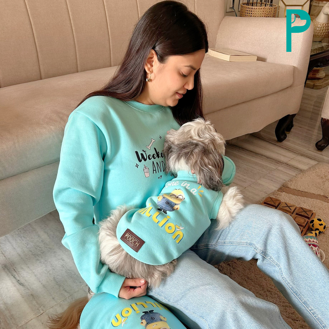 "Weekends, Coffee & My Dog" Hooman Fleece Sweatshirt