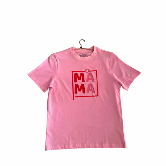 Twinning Mama T-shirt Baby Pink