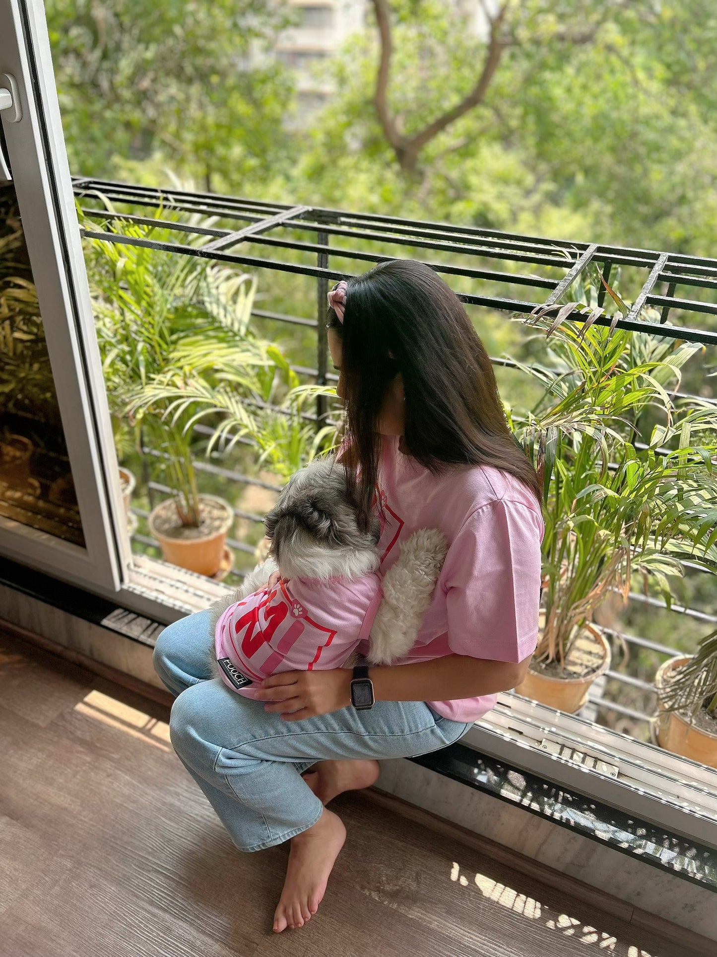 Twinning Mama T-shirt Baby Pink