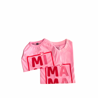 Twinning Mama T-shirt Baby Pink